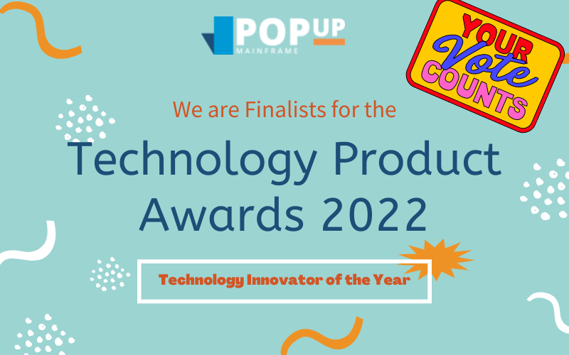 We are finalists in the Technology Product Awards 2022