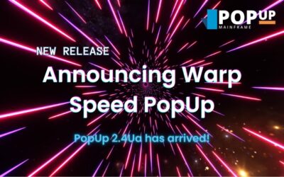 PopUp Mainframe announces release of Warp Speed PopUp