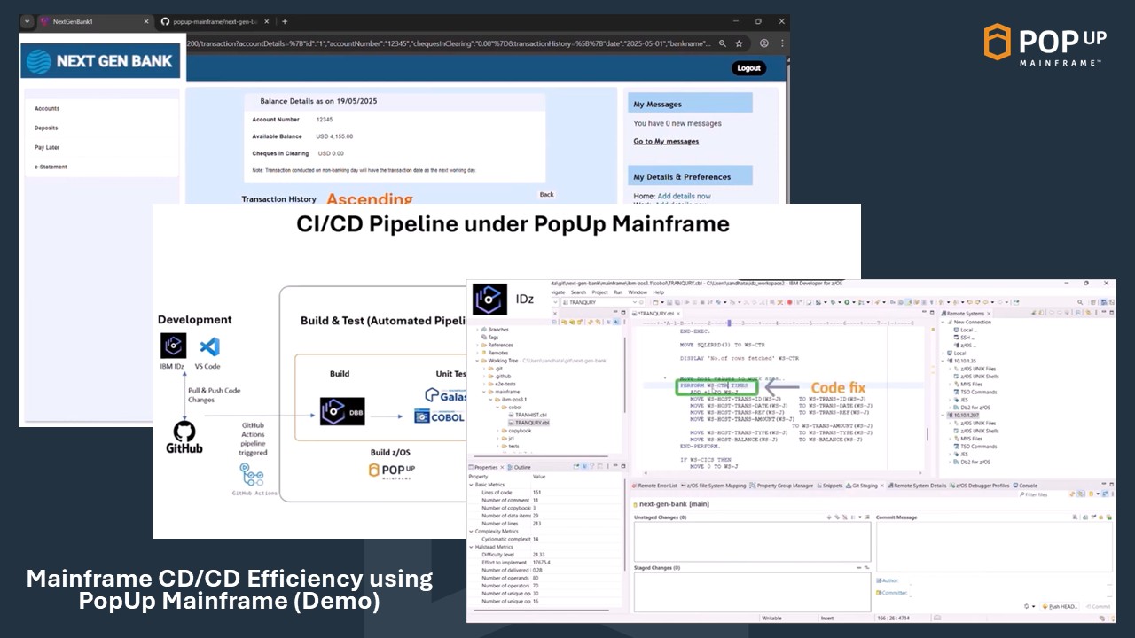 Pstd Mainframe PopUp Mainframe Product Demonstration - Popup Mainframe
